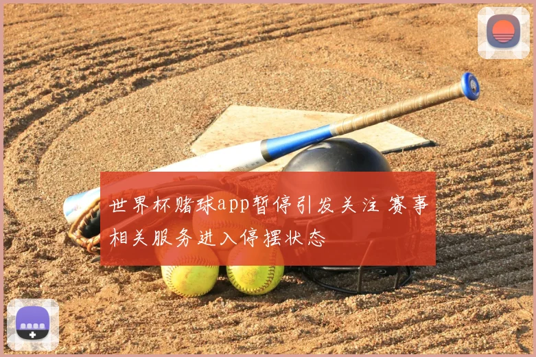世界杯赌球app暂停引发关注 赛事相关服务进入停摆状态